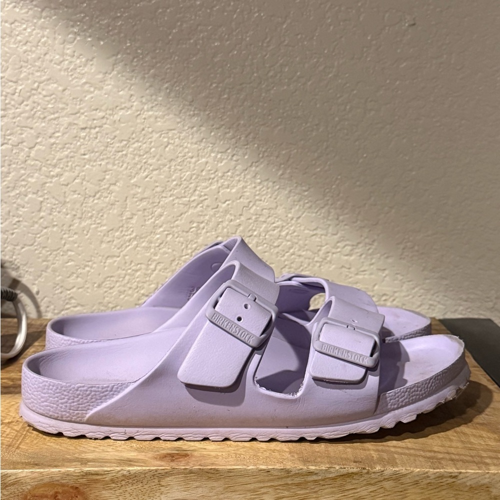 Lilac Double Strap Sandals